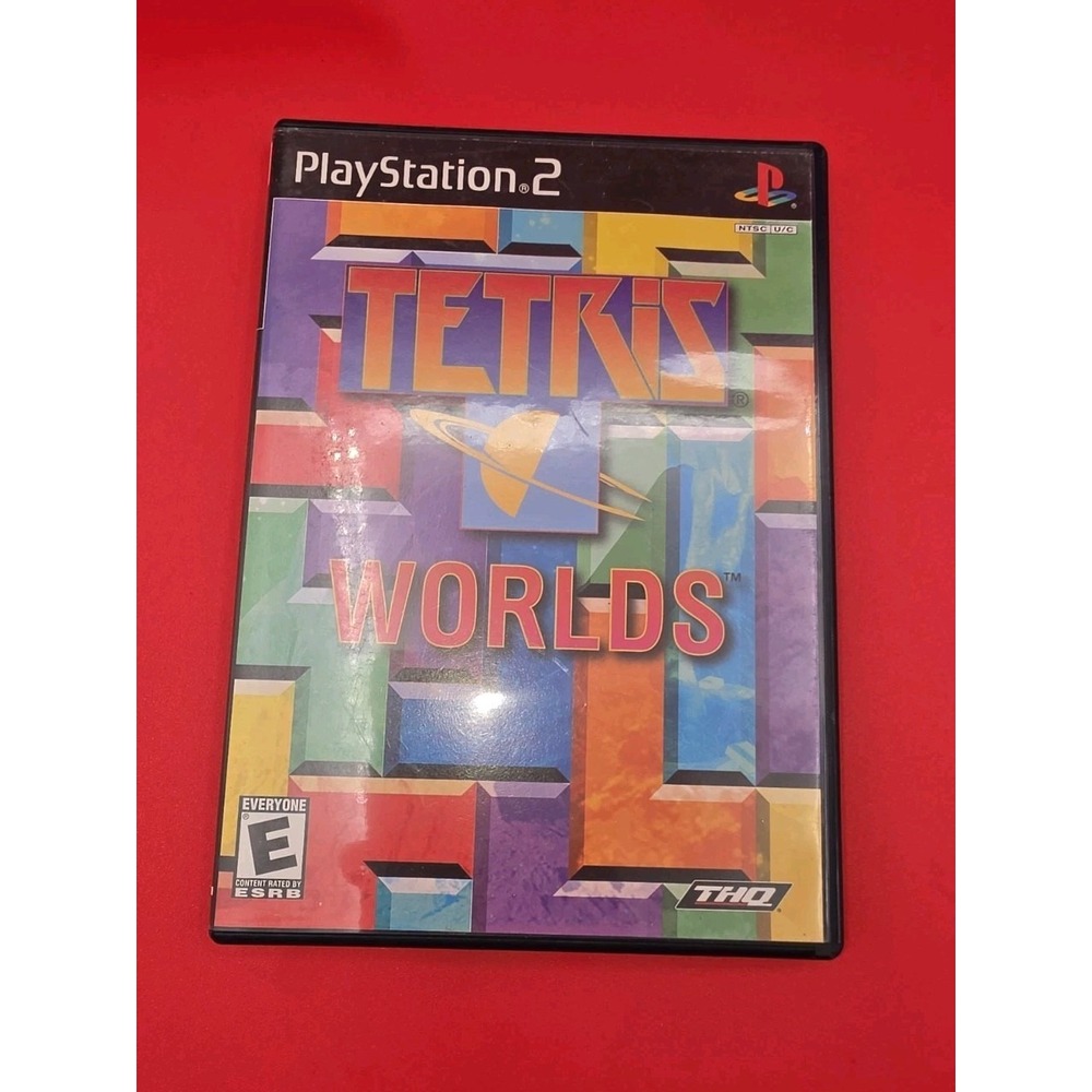 Sony Tetris Worlds PS2 Playstation 2 Game NTSC Good Puzzle Classic 2002